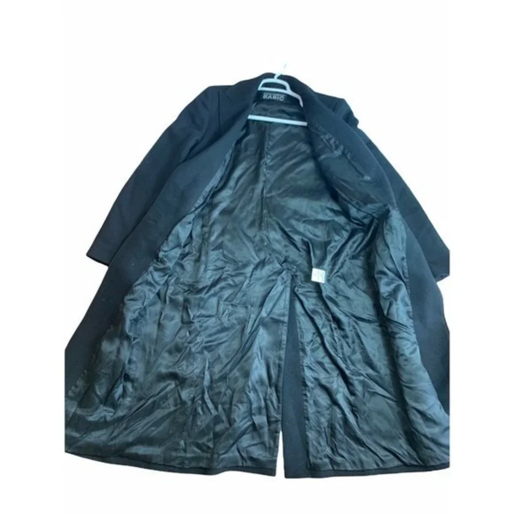 Dolce & Gabbana Basic 46 Virgin Wool Single Breasted Trench Coat Made In Italy - Picture 6 of 11